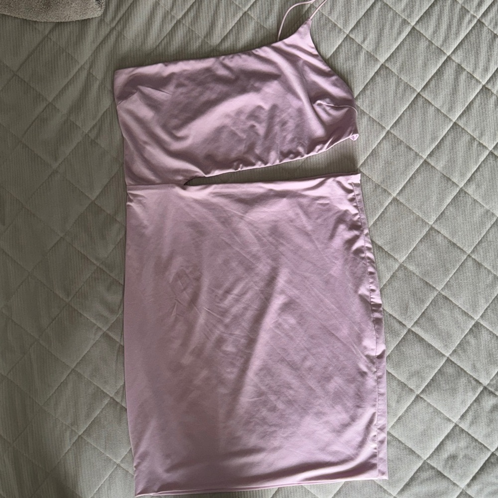 Princess Polly Lilac One-Shoulder Mini Dress